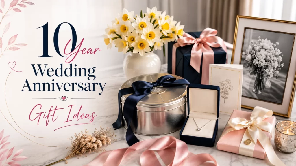 10 Year Wedding Anniversary Gift Ideas: 35 Traditional & Modern Gifts for 2026