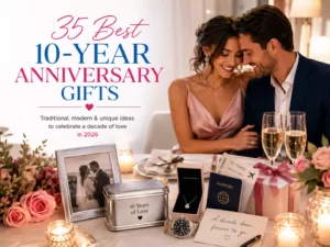 35 Best 10-Year Anniversary Gifts (Traditional & Modern Ideas for 2026)