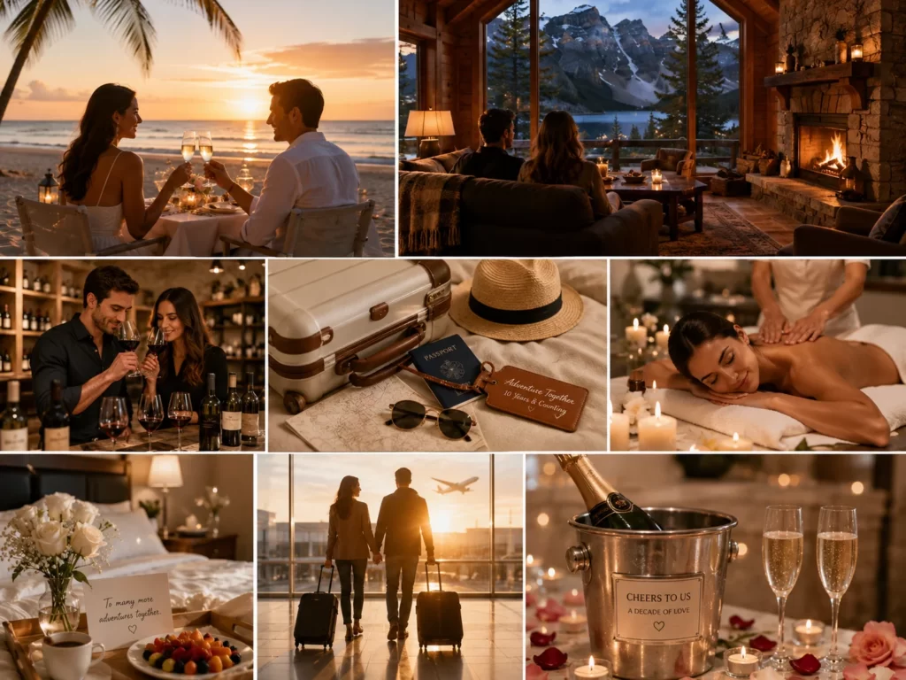 Romantic 10 Year Anniversary Trip Ideas