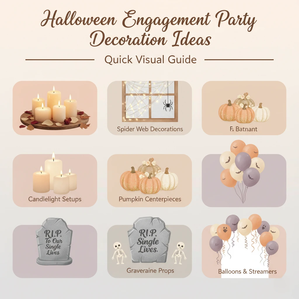 Halloween Engagement Party Decoration Ideas