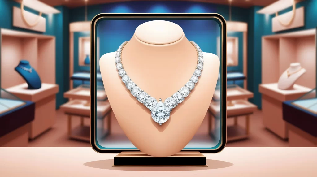  Diamond necklace as a 10 year anniversary gift for wife