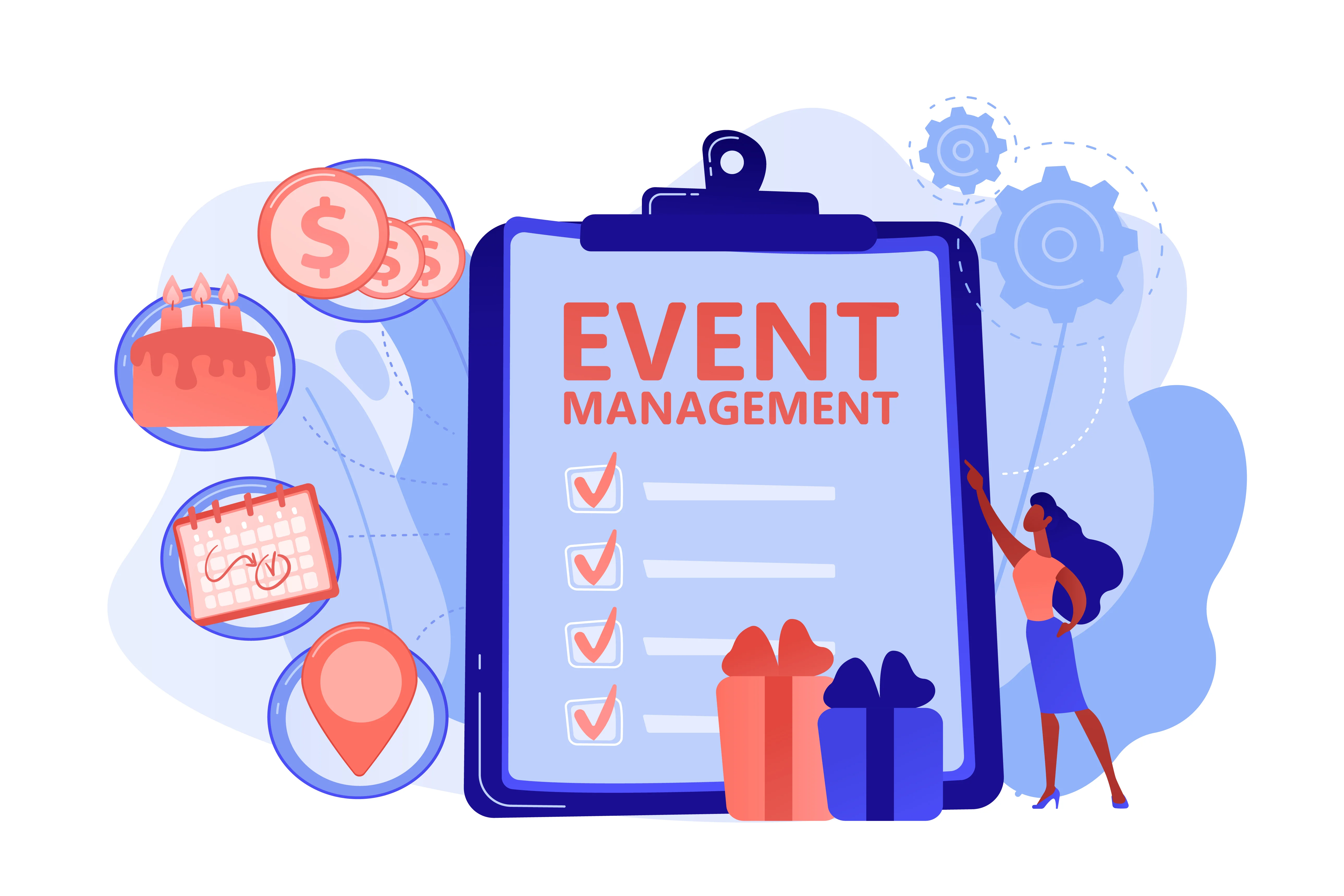 Event planner team coordinating a multi-day celebration