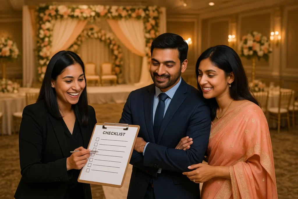 Event planning at Royal Albert Palace with on-site support staff