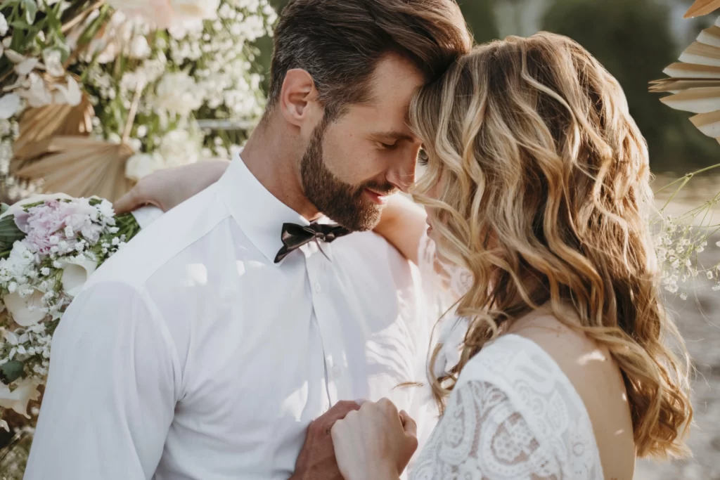 Intimate weekday wedding ceremony in San Antonio showing cost-effective celebration