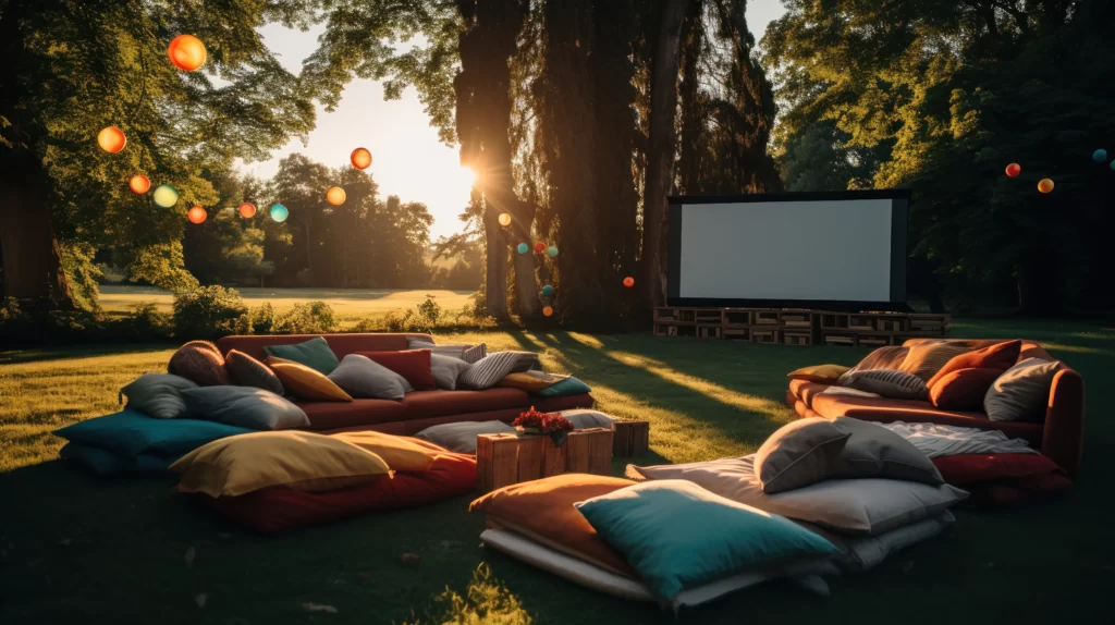 Budget-Friendly Outdoor Movie Theater Ideas