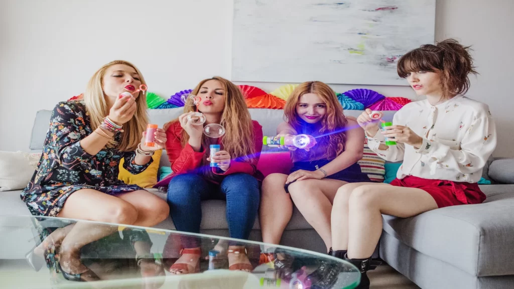 Pride party planning checklist with decorations and calendar for DC events