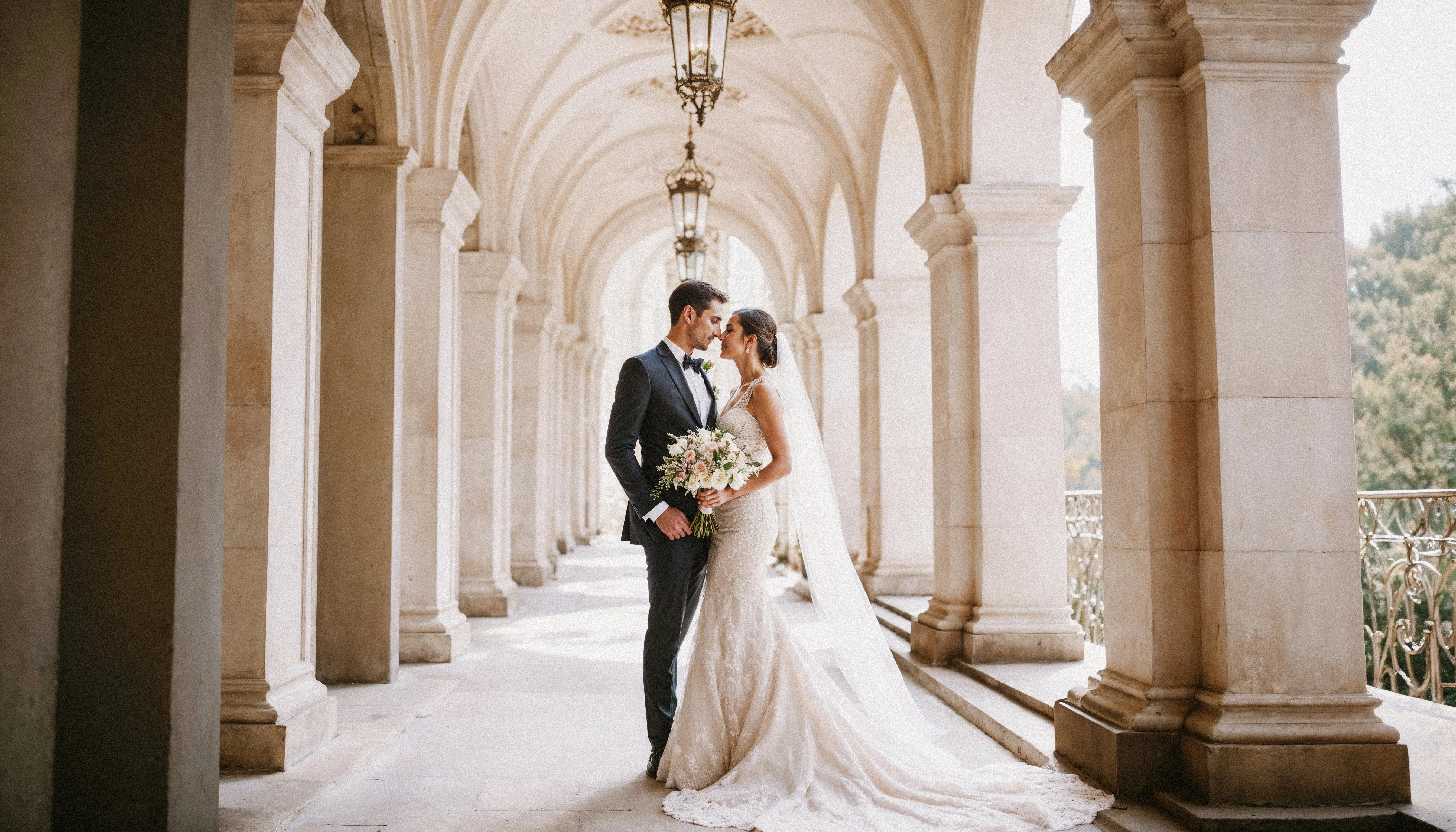 Romantic wedding setup at an elegant venue in Washington DC