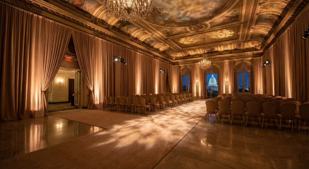 elegant hotel ballroom wedding and event venues in Washington DC