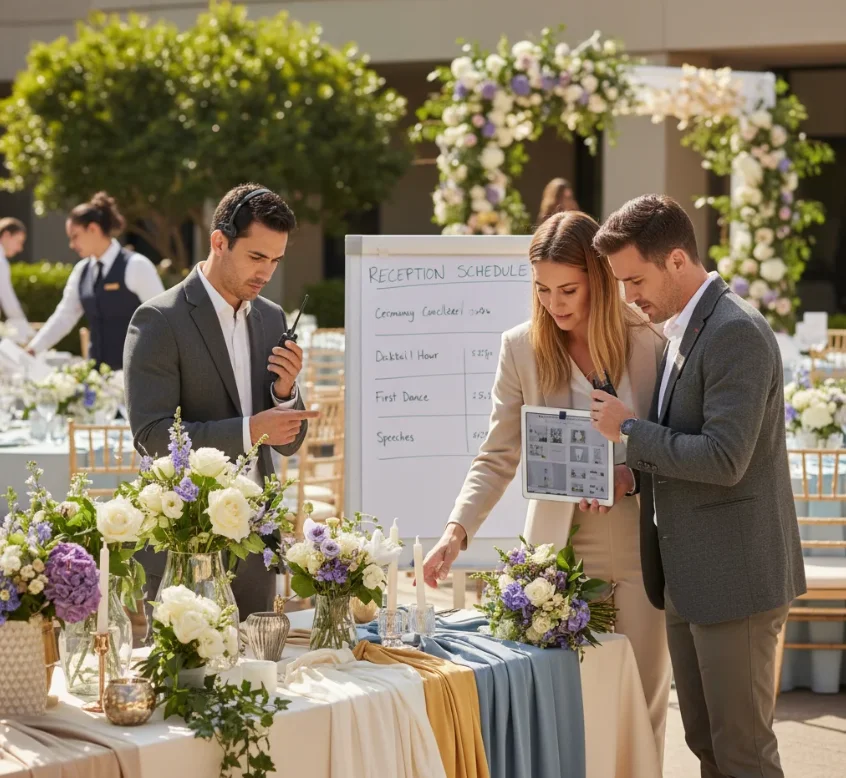 Wedding planner vs wedding coordinator roles during ceremonies and receptions”