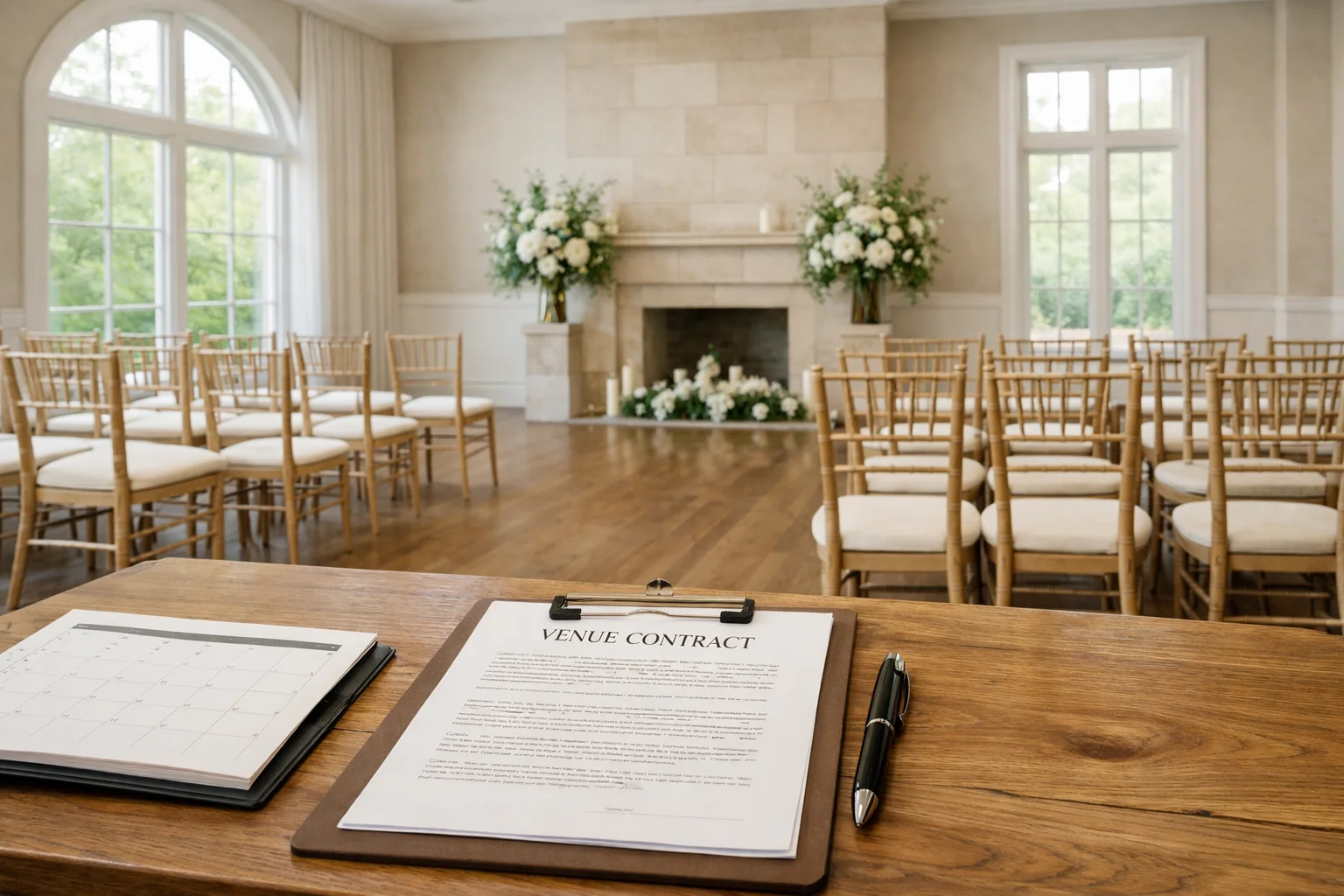how to book a wedding venue in Washington DC with flexible cancellation policy