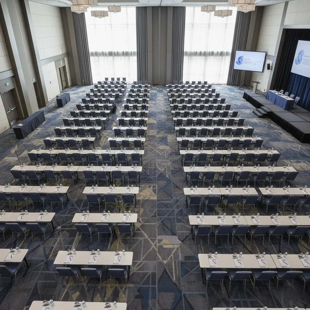 How should companies choose a venue based on event size?