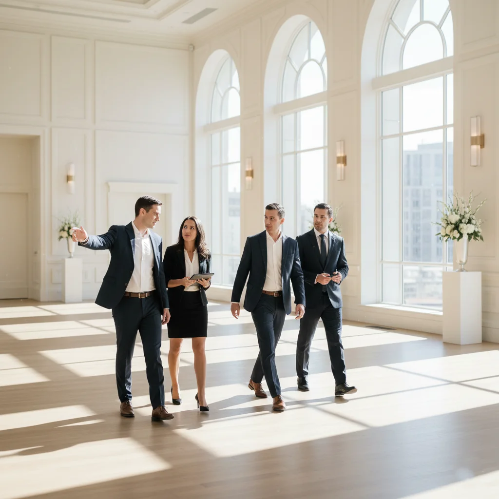 Touring an event venue in Washington DC before booking