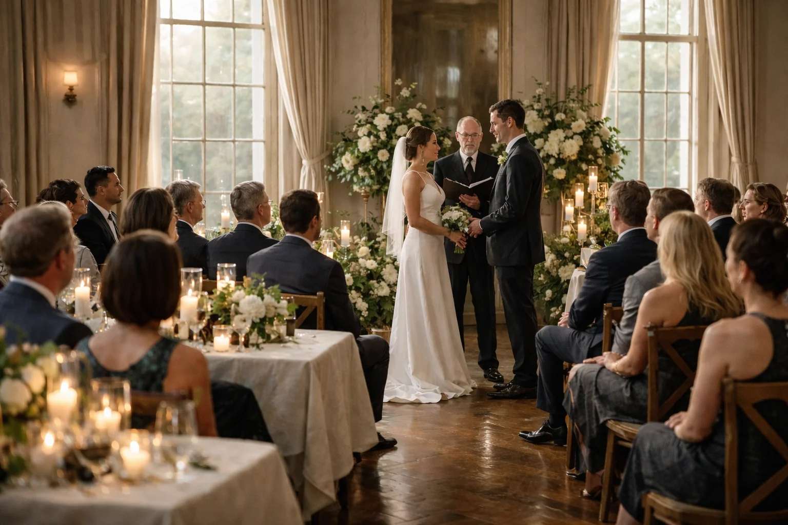 micro wedding venue in Washington DC with intimate guest setup