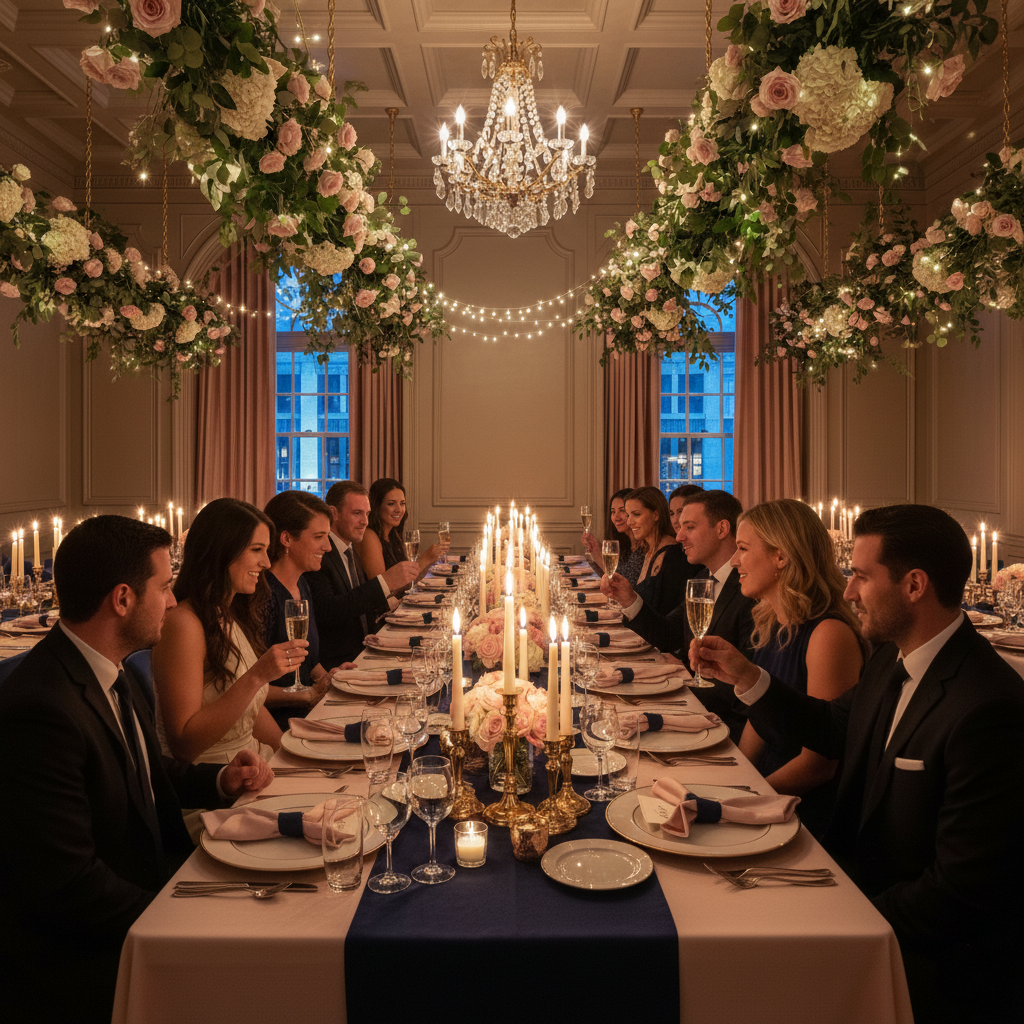 Rehearsal dinner party venue in DC hotel