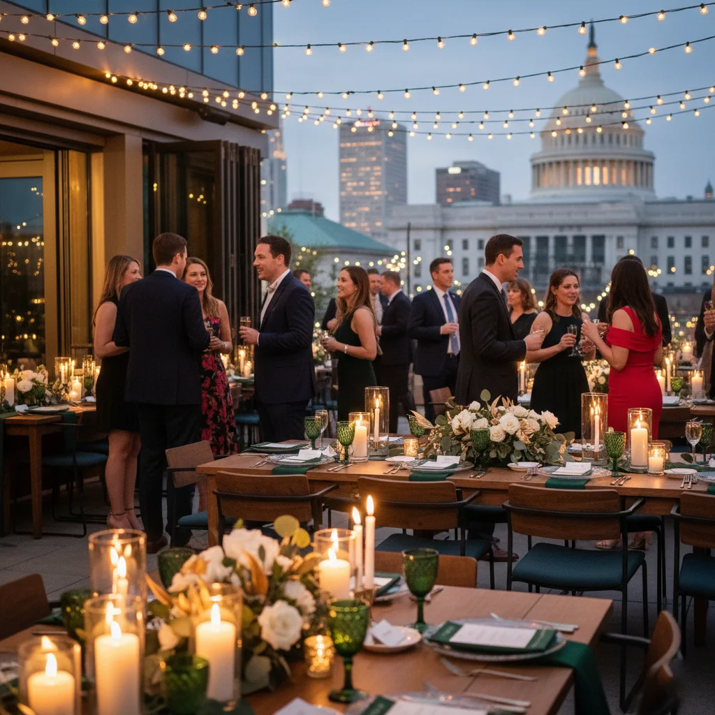 intimate wedding venue for 30 to 60 guests in Washington DC