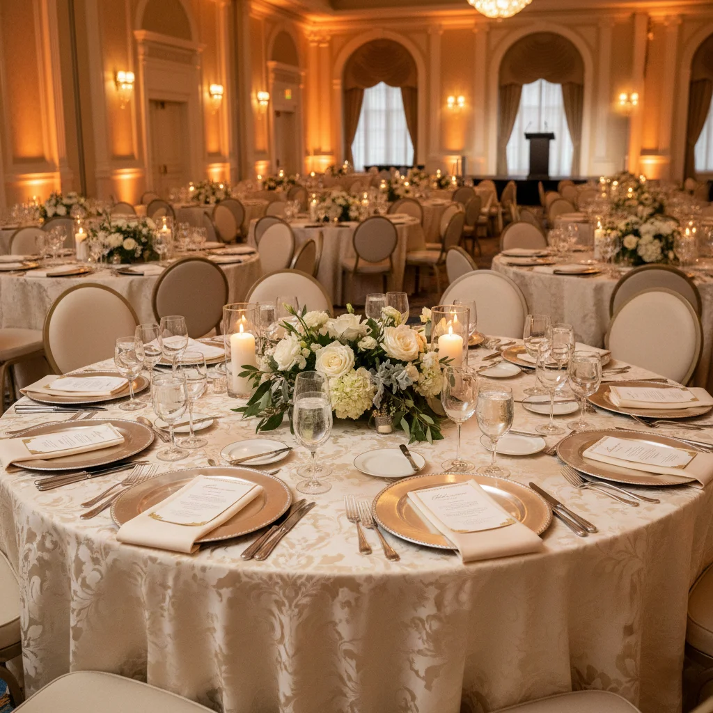 Full-service event venue in Washington DC with complete setup and coordinated decor