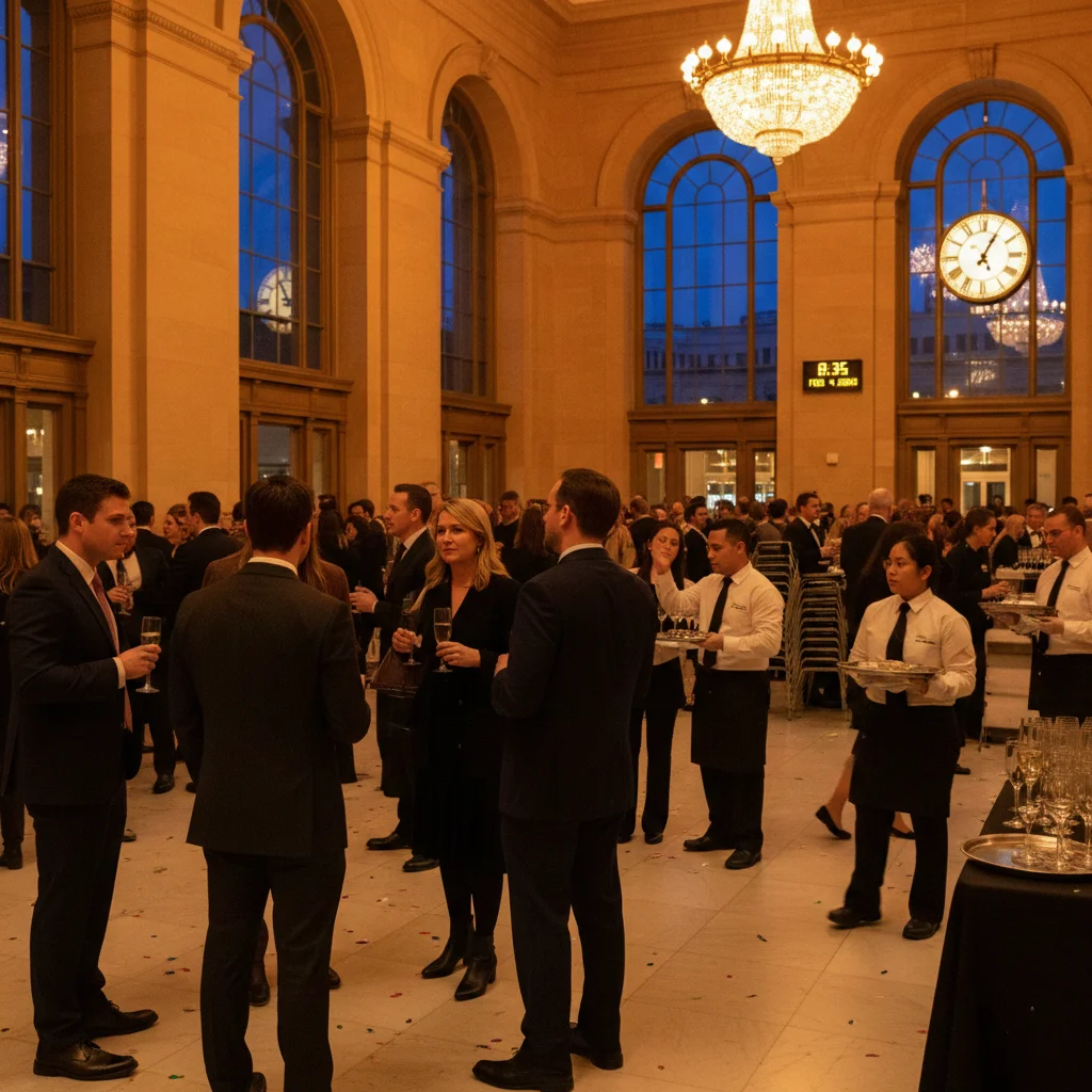 Event running late at a Washington DC venue causing overtime charges