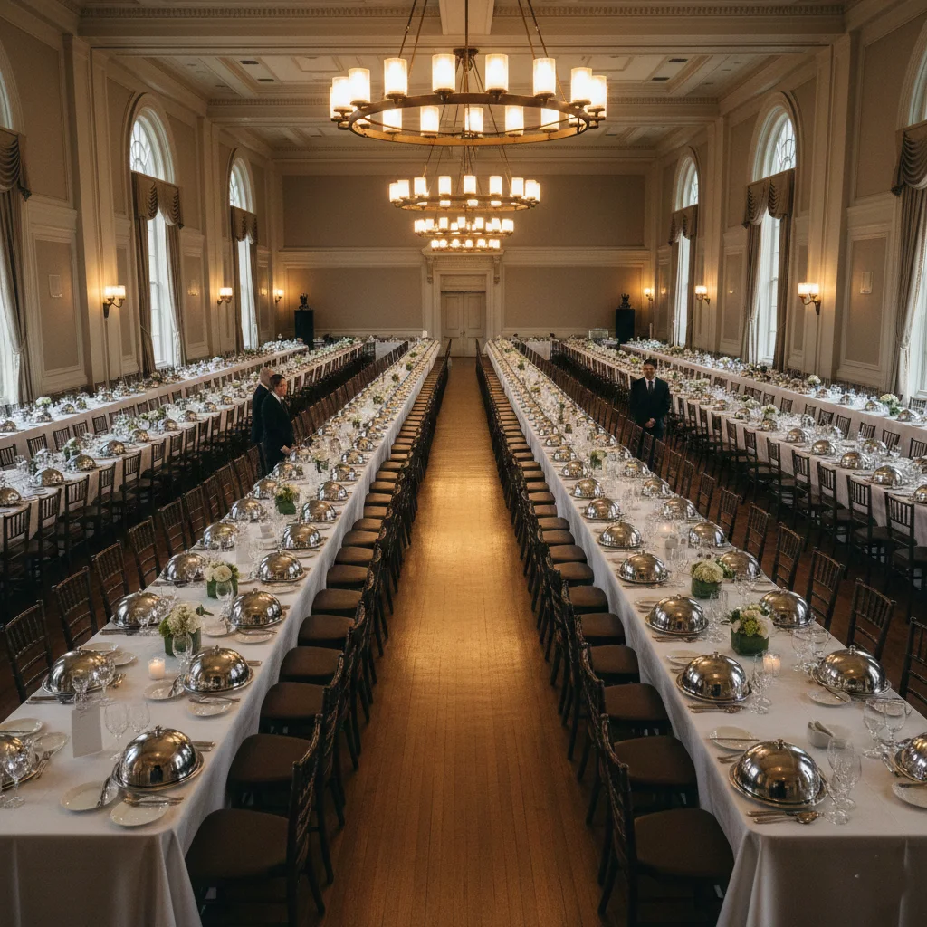 Large banquet hall in Washington DC designed for 300-person events
