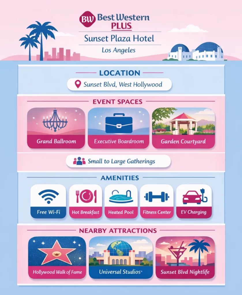 Best Western Plus Sunset Plaza Hotel – Event Venue in Los Angeles, California