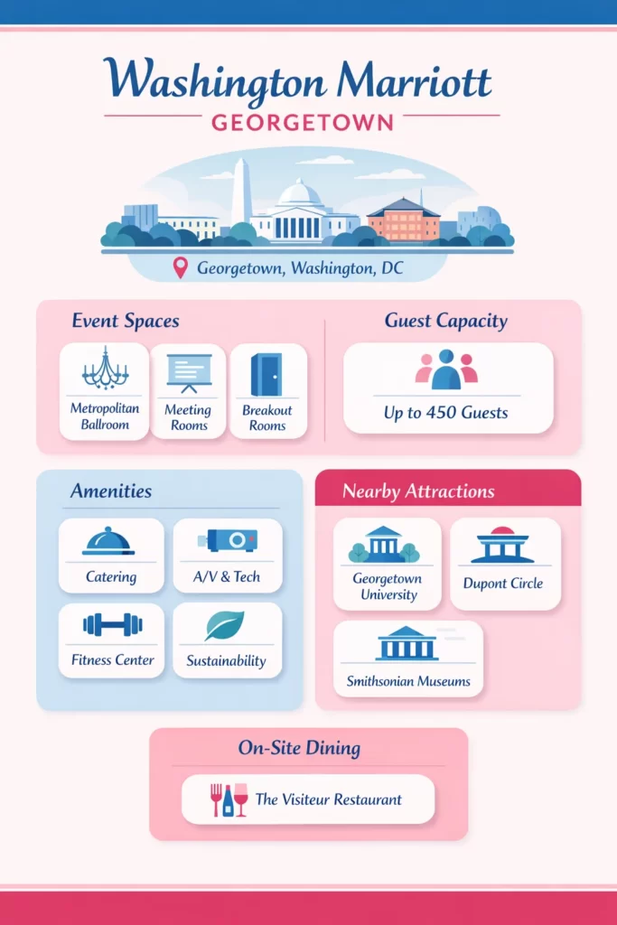 Washington Marriott Georgetown – Event Venue in Washington, DC
