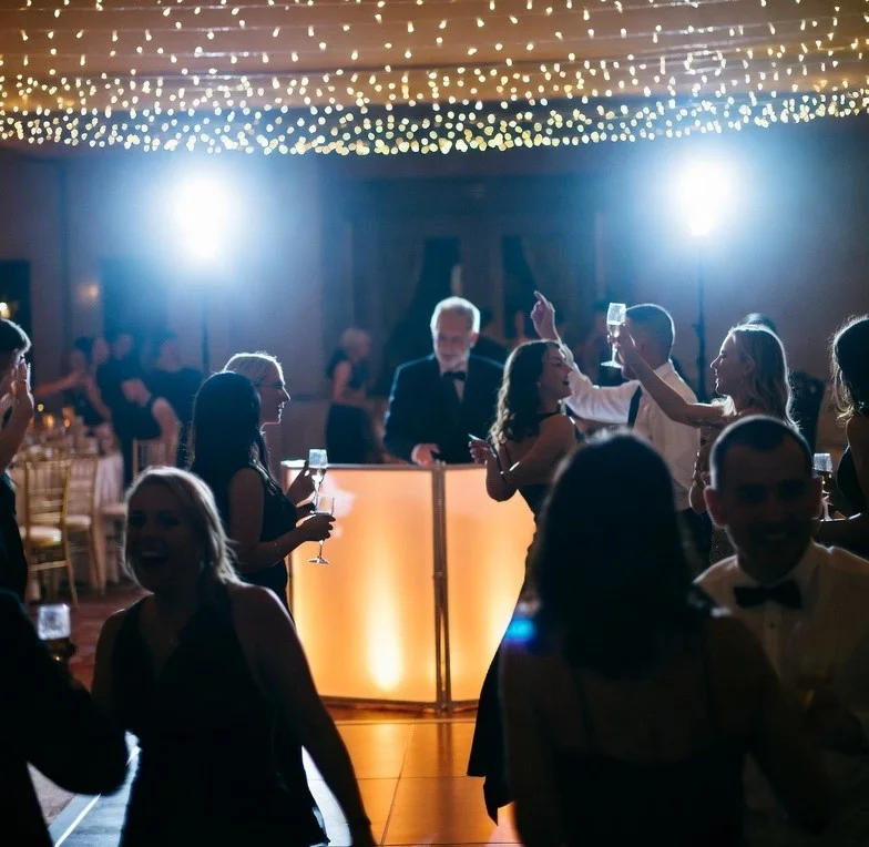 Wedding DJ performing at reception