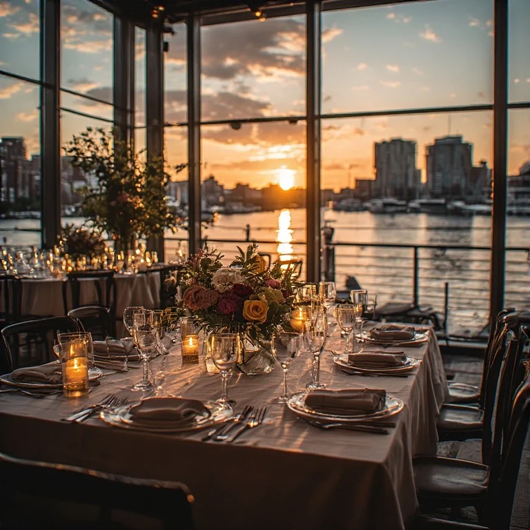 Waterfront graduation party venue in Baltimore Maryland