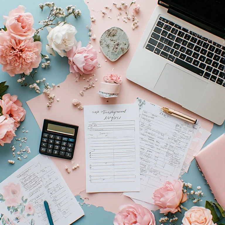 Graduation party budget planning setup