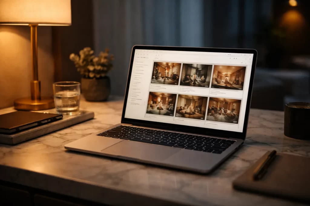 searching banquet halls online comparing venues modern planning setup