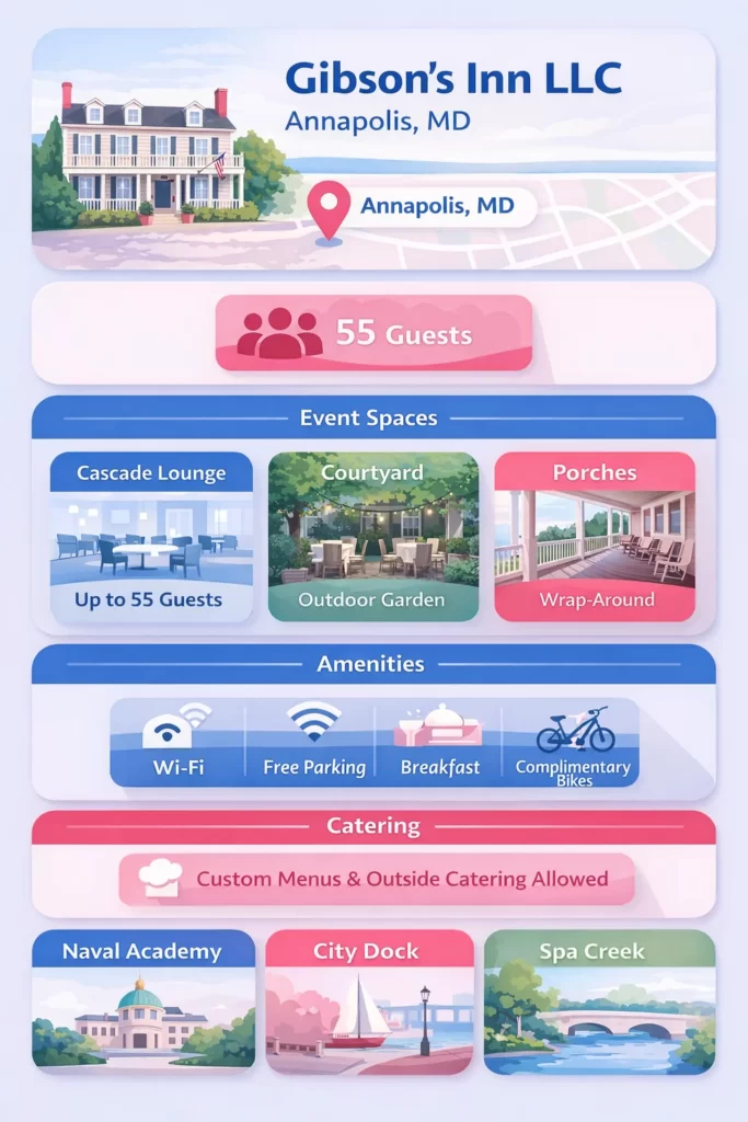 Gibson's Inn LLC – Event Venue in Annapolis, Maryland