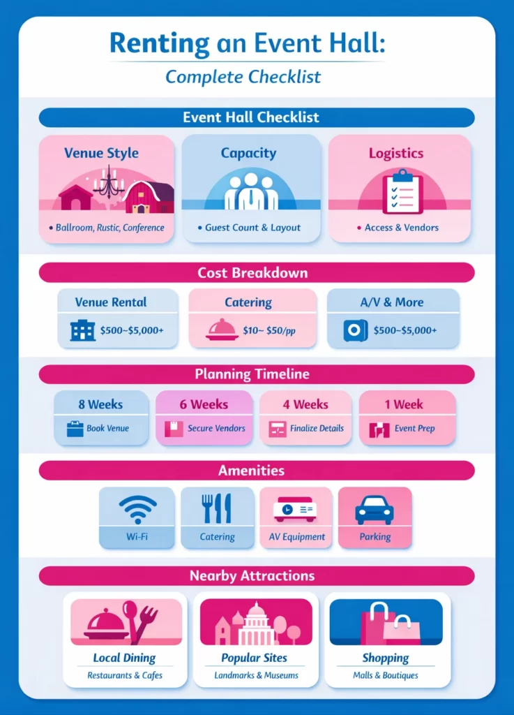 What to Look for When Renting a Hall