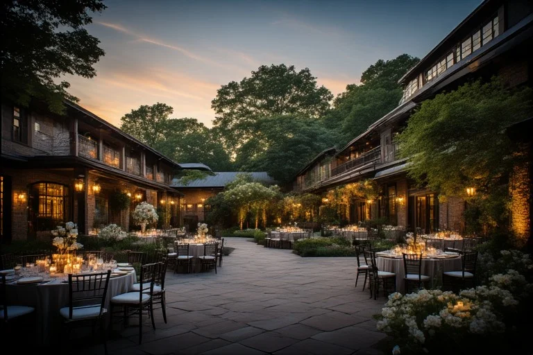Bethesda Maryland outdoor wedding venue with luxury garden reception design