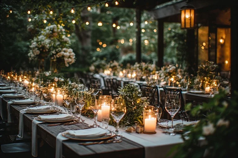 Luxury Bethesda wedding venue inspiration for outdoor garden celebrations