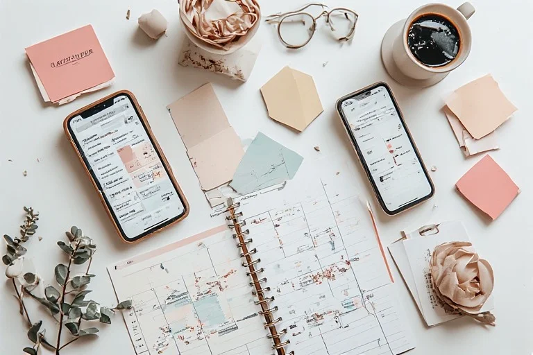 Bachelorette weekend planning timeline with travel and booking details