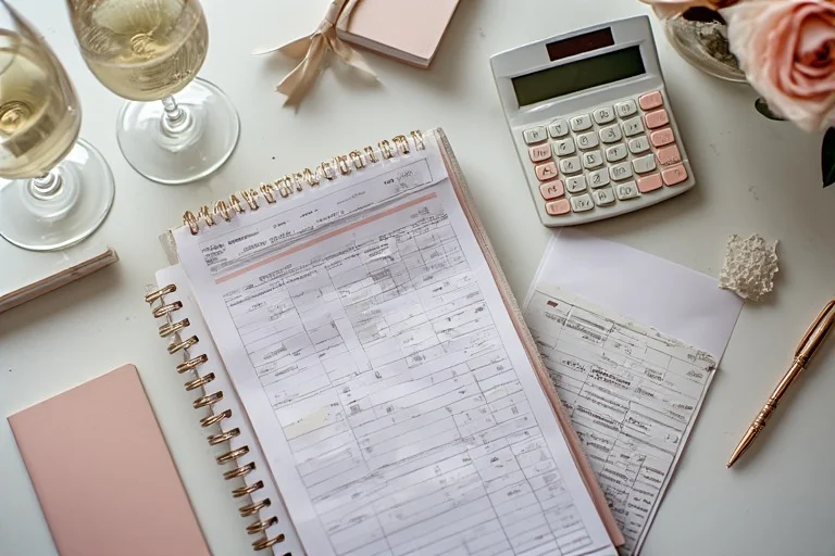Bachelorette party budget planning with travel expenses and event costs