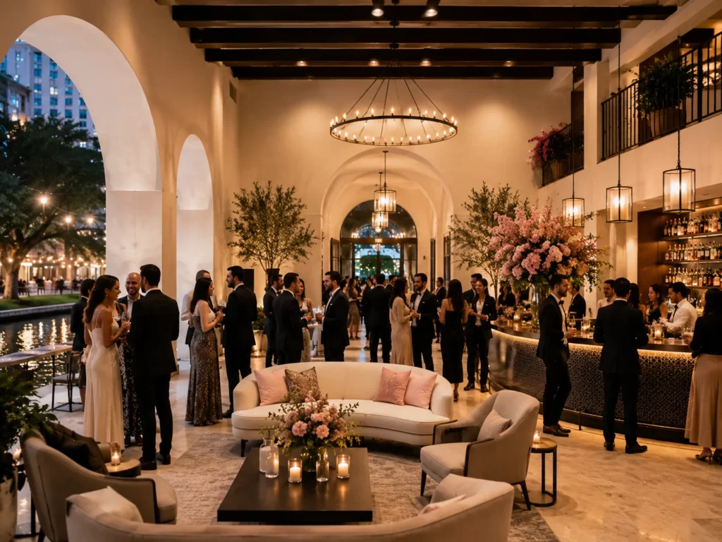 Modern European-inspired wedding venue near the San Antonio River Walk