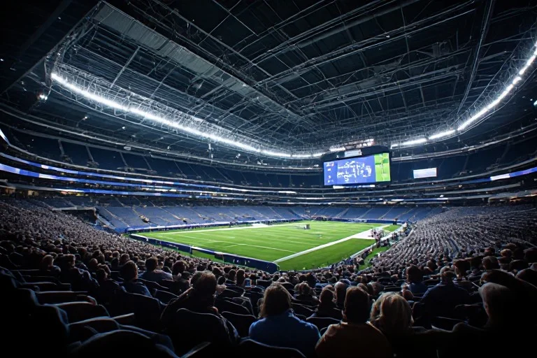 Professional stadium venue for large corporate watch parties