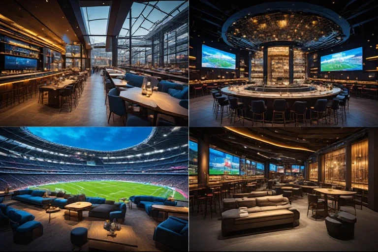 Corporate World Cup watch party venue options including stadium clubs sports bars and suites