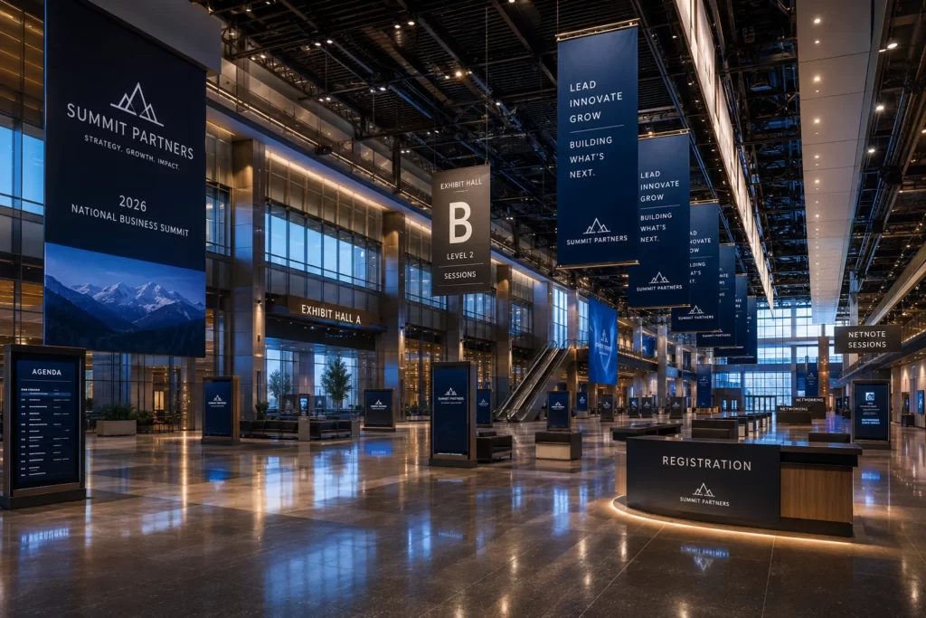Mega corporate convention venue and attendee cost analysis