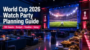 World Cup 2026 Watch Party: Complete Planning Guide for 100 Guests