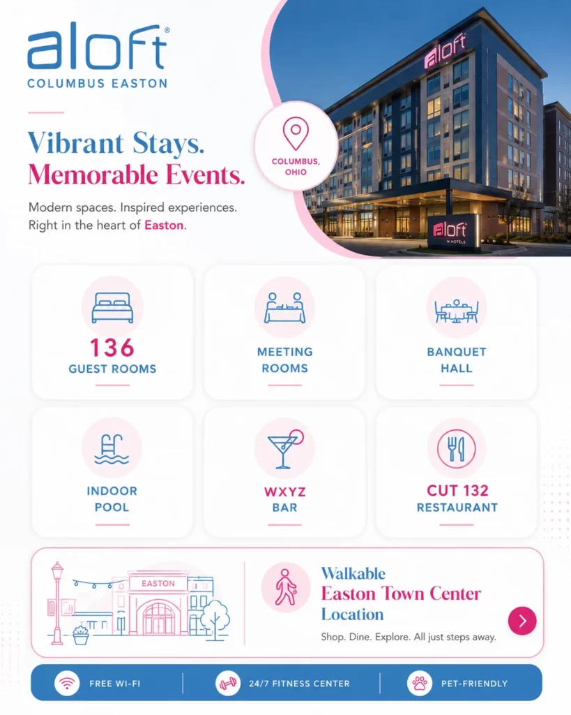 Aloft Columbus Easton – Event Venue in Columbus, Ohio
