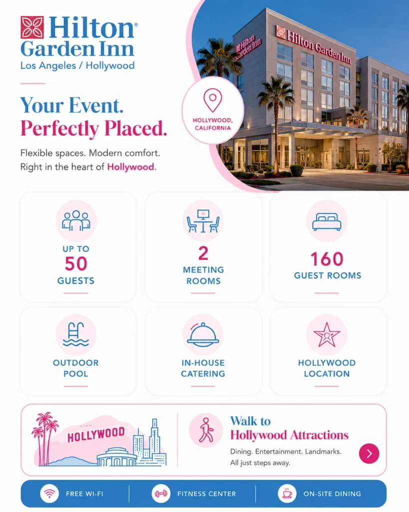Hilton Garden Inn Los Angeles / Hollywood – Event Venue in Los Angeles, California
