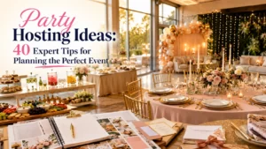 Party Hosting Ideas: 40 Expert Tips for Planning the Perfect Event