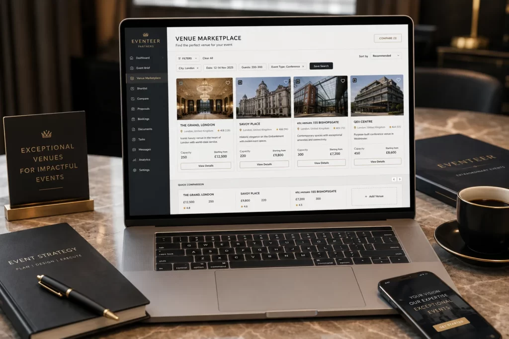 conference venue sourcing through greatEvent