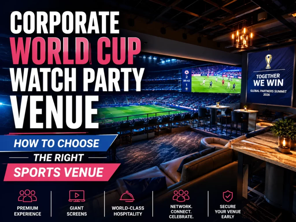 Corporate World Cup Watch Party Venue: How to Choose the Right Sports Venue