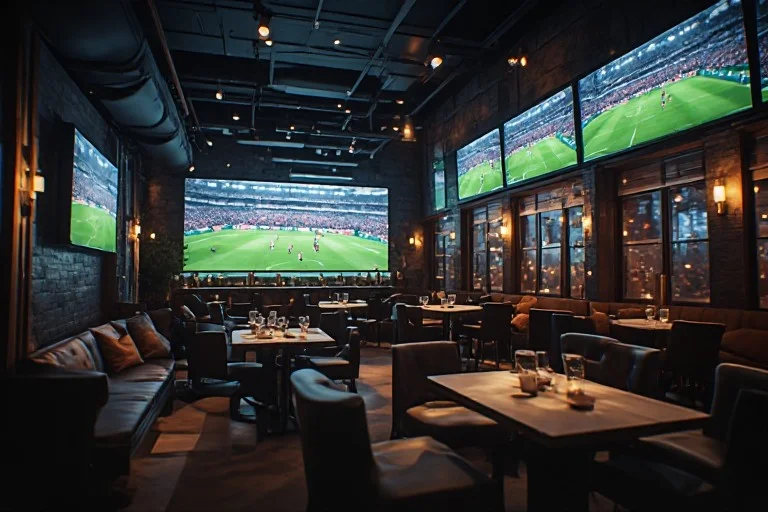 Affordable small sports venue for a World Cup watch party in San Antonio