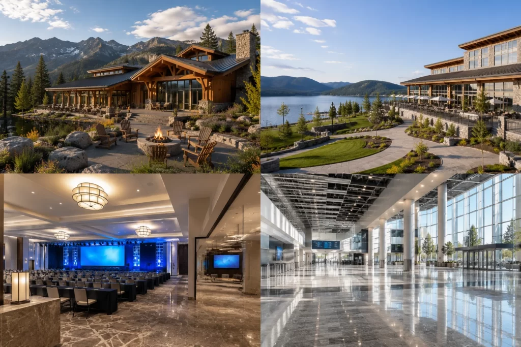 Comparison of different corporate event venue types.