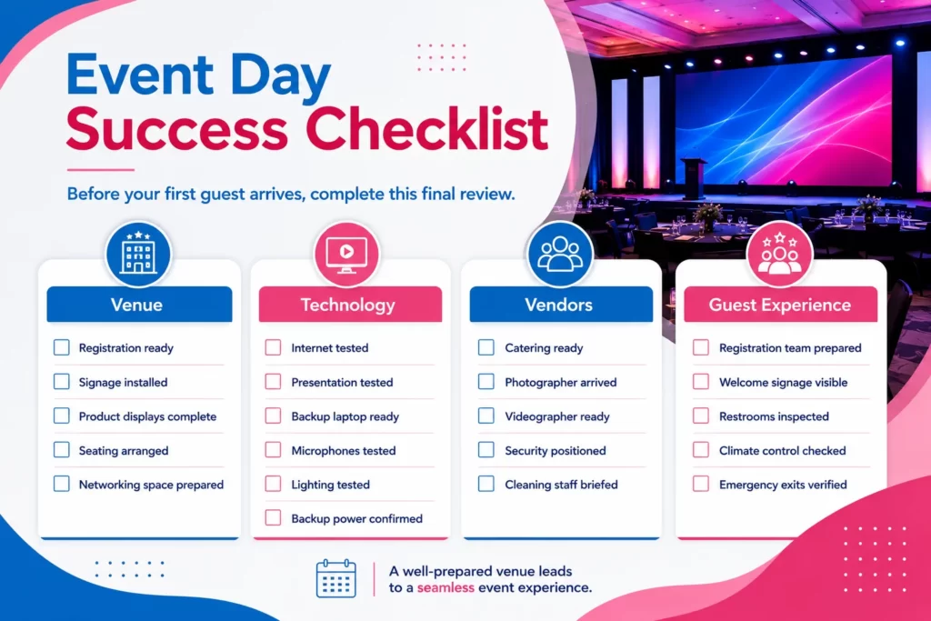 Event Day Success Checklist