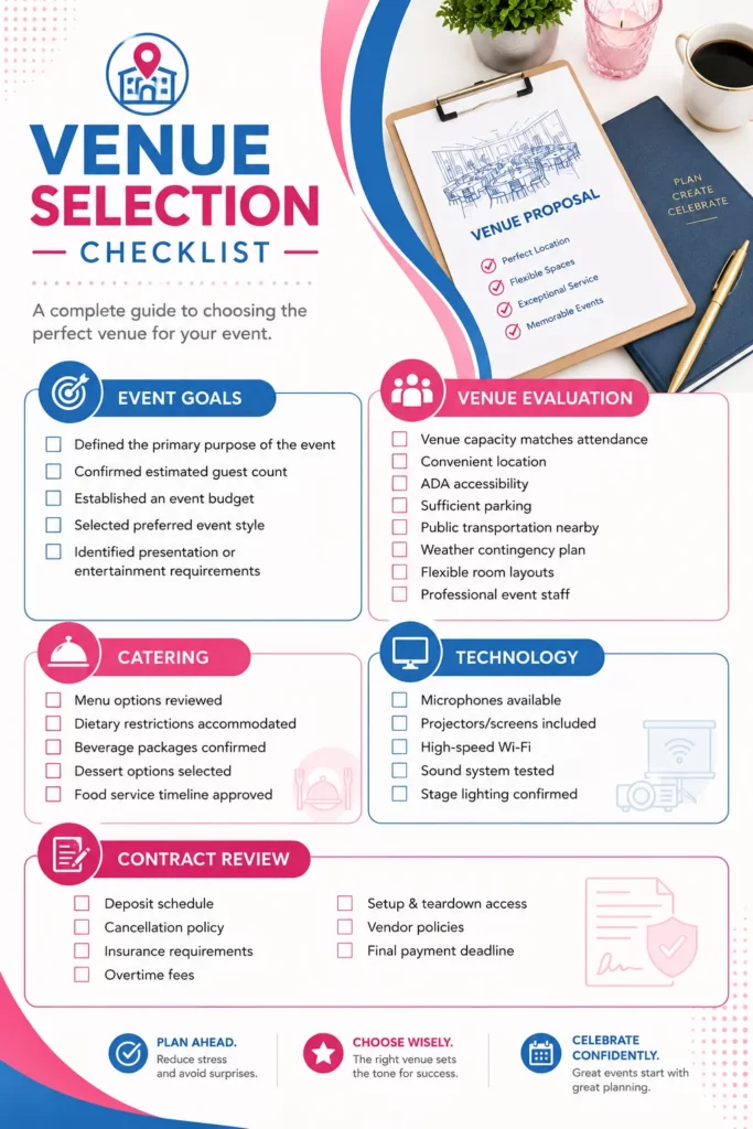 Venue Selection Checklist