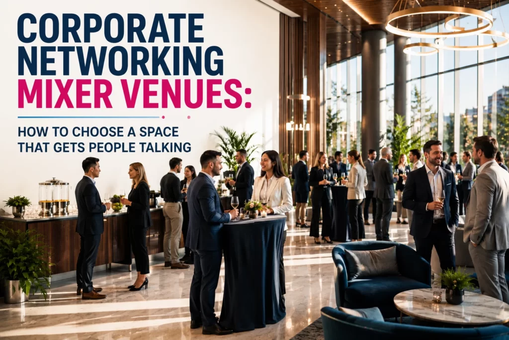 Corporate Networking Mixer Venues: How to Choose a Space That Gets People Talking