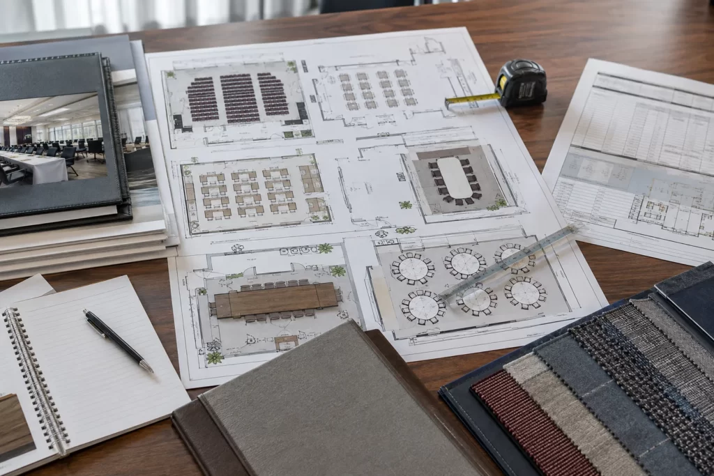 Corporate meeting room floor plan and seating layout for a Washington, DC venue